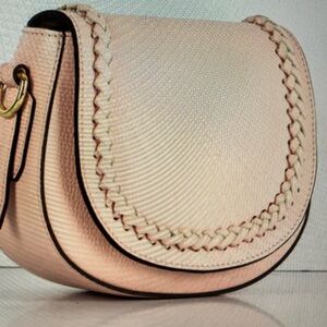 Bass  Pink Leather Women's Bag